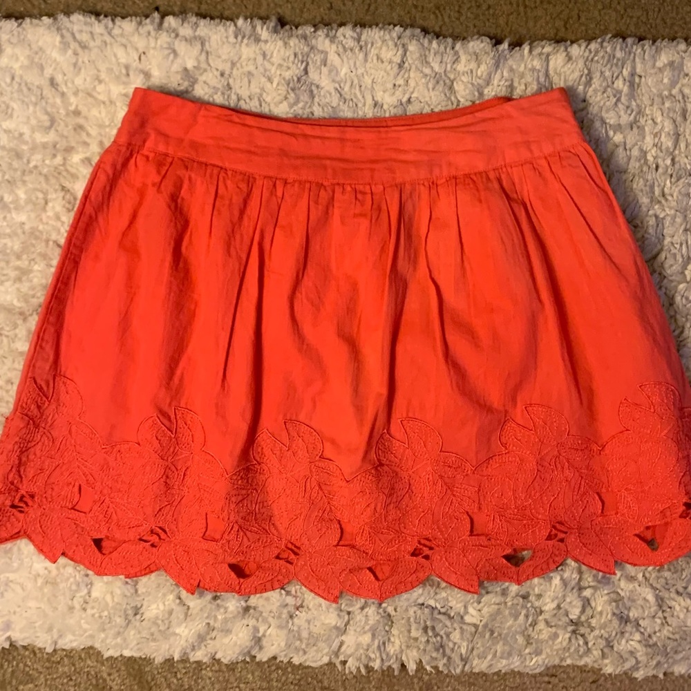 Pink Embroidered Skirt